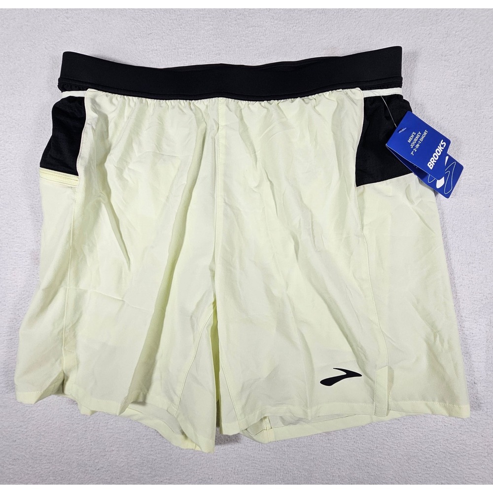 Brooks Mens Journey 7 Inch 2-in-1 Running Shorts Luminary Black L211543732.030 M